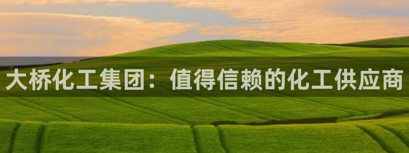 球盟会网页版：大桥化工集团：值得信赖的化工供应商