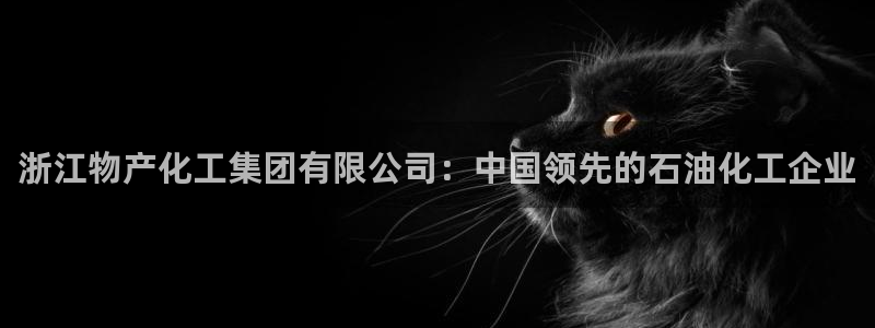 球盟会可靠不：浙江物产化工集团有限公司：中国领先的石油化工企