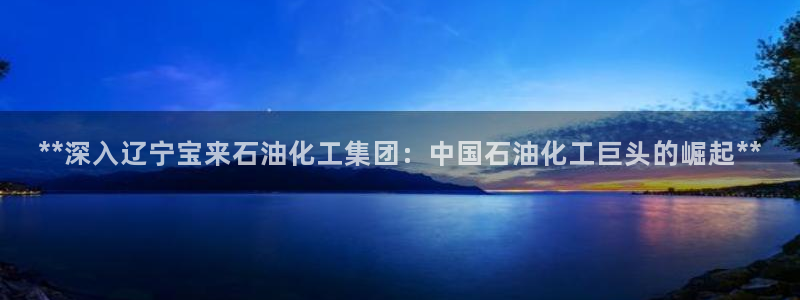 球盟会官方网站app：**深入辽宁宝来石油化工集团：中国石油