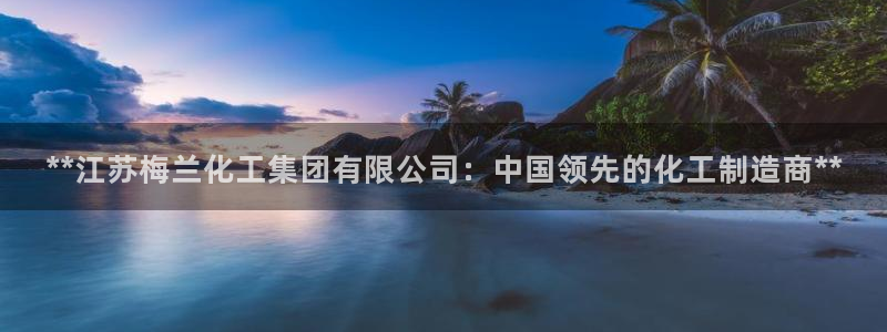 球盟会登陆入口：**江苏梅兰化工集团有限公司：中国领先的化工