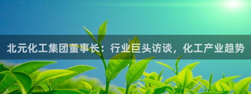 球盟会官方客服：北元化工集团董事长：行业巨头访谈，化工产业趋