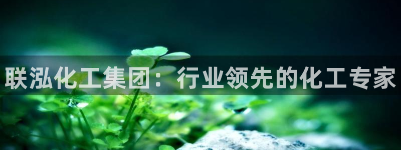 球盟会最新：联泓化工集团：行业领先的化工专家