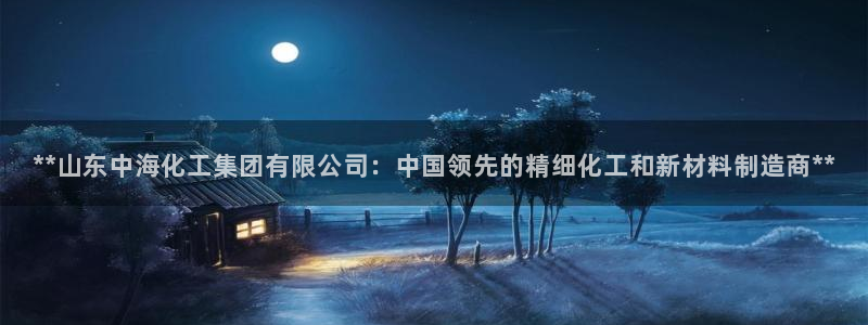 球盟会官方登录平台：**山东中海化工集团有限公司：中国领先的