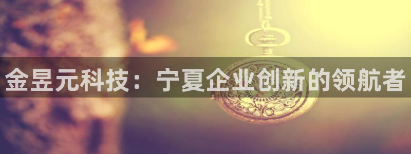 球盟会可以提现么现在：金昱元科技：宁夏企业创新的领航者