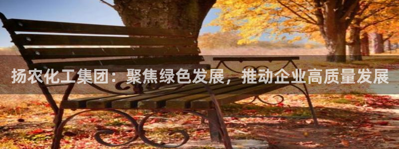 球盟会里面有打牌的嘛知乎：扬农化工集团：聚焦绿色发展，推动企