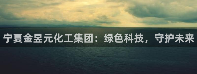 球盟会邮箱：宁夏金昱元化工集团：绿色科技，守护未来