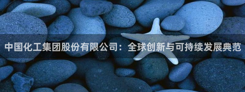 球盟会电子：中国化工集团股份有限公司：全球创新与可持续发展典