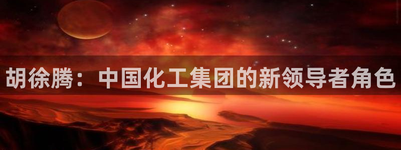 球盟会网页版：胡徐腾：中国化工集团的新领导者角色