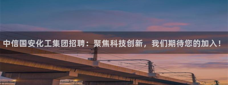球盟会app最新地址下载：中信国安化工集团招聘：聚焦科技创新