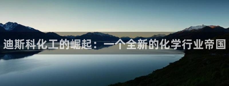 球盟会在线登入：迪斯科化工的崛起：一个全新的化学行业帝国