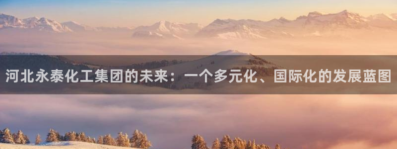 千亿球盟会：河北永泰化工集团的未来：一个